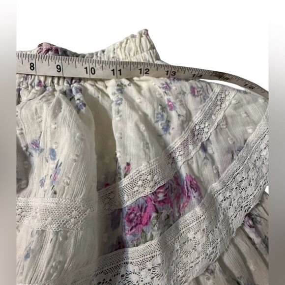 NWT LoveShackFancy Berry Medley Ruffle Mini Skirt - Picture 5 of 6